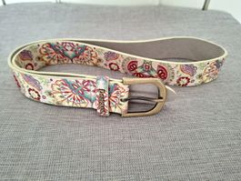 Ceinture Desigual avec imprimé floral boho chic