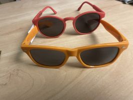 Sonnenbrillen 2 Stk. Kinder ALDI M&Ms orange rot neu