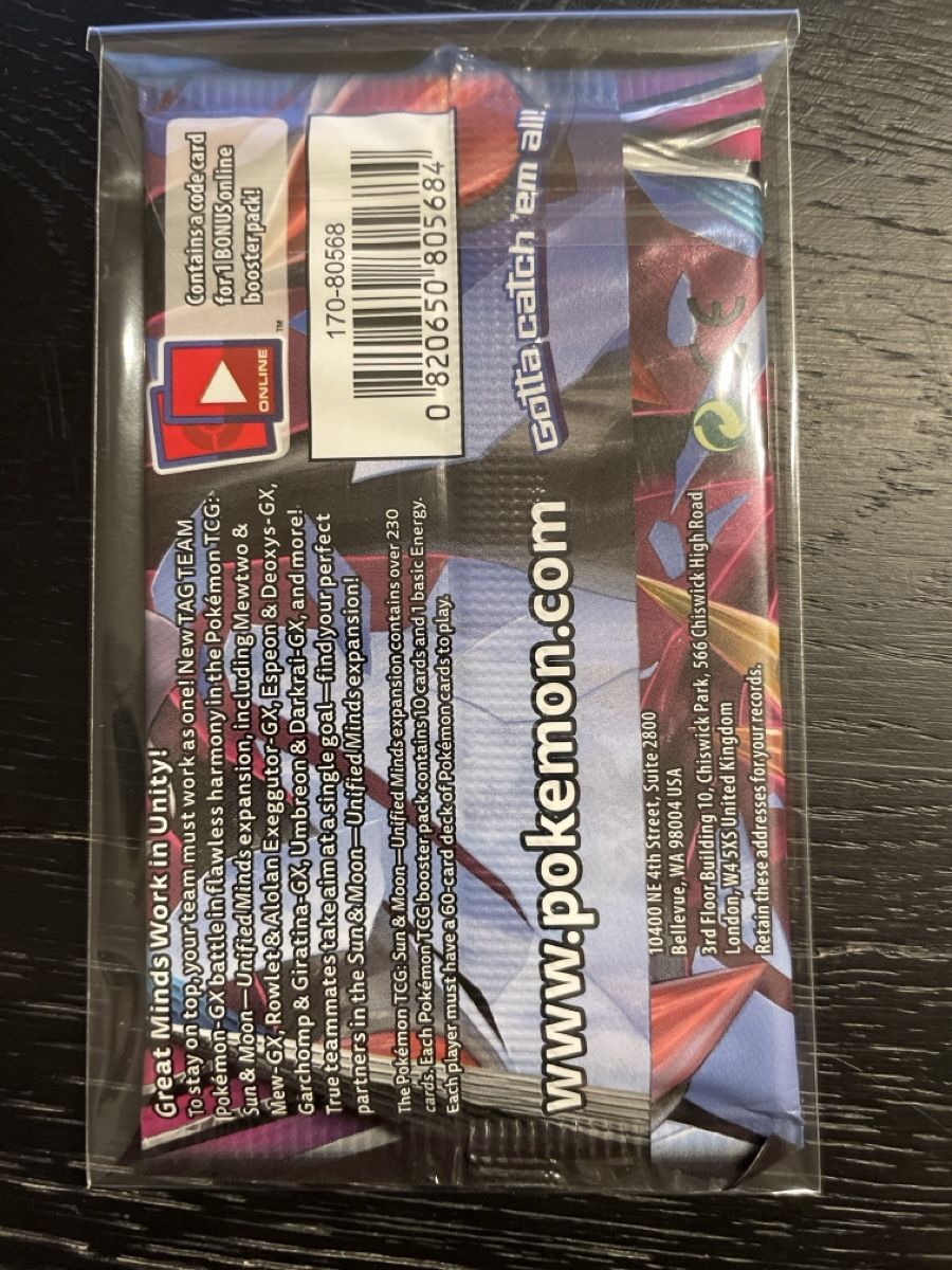 Pokémon Carte collezionabili: Pokemon Booster sealed Sun&Moon Unified Minds – Nuovo e nell'imballaggio originale da Hugelshofen venduto da Suimosa 1