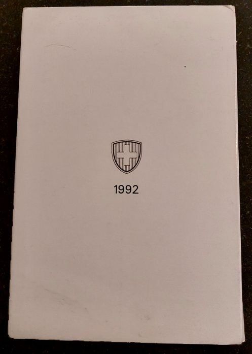 Tutti le monete: CH - Münzsatz 1992 pp – Nuovo (secondo la descrizione) da Arch venduto da moneyswiss