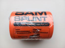 SAM Splint Universalschiene, orange/blau, 91cm, Neu!