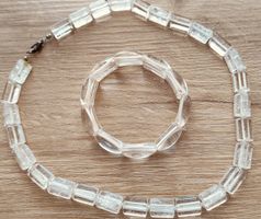 Bergkristalkette und Armband Set