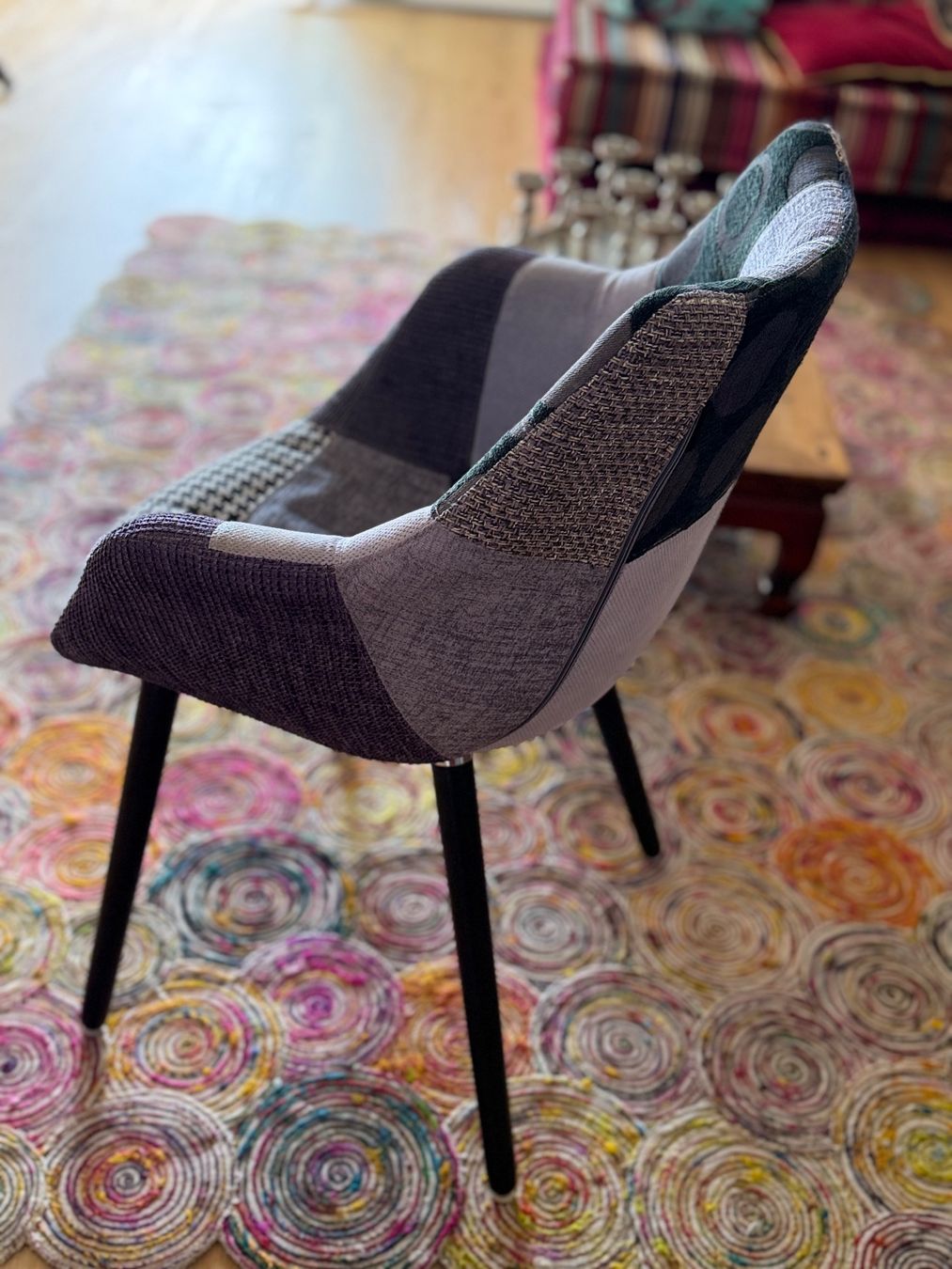 Sedie: Design-Esszimmerstühle im Patchwork-Look – Usato da Zürich venduto da gregpan 5