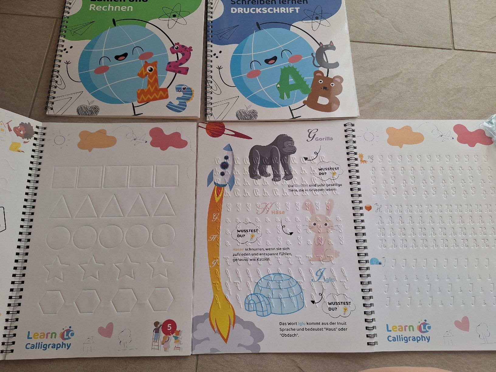 Blocchi: Junior Paket - Learn Calligraphy / Schreiblernhefte ab 4j – Nuovo (secondo la descrizione) da Buochs venduto da DasBaerchi 1