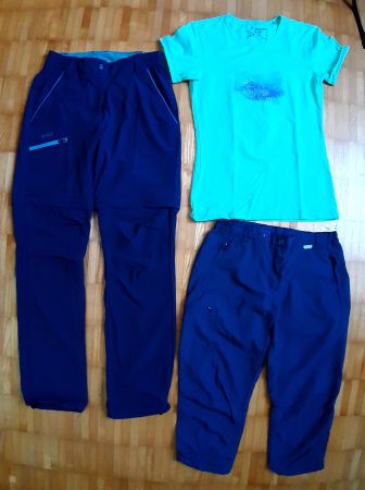 Wanderhose und Oberteil Set Gr 36, 3teilig!