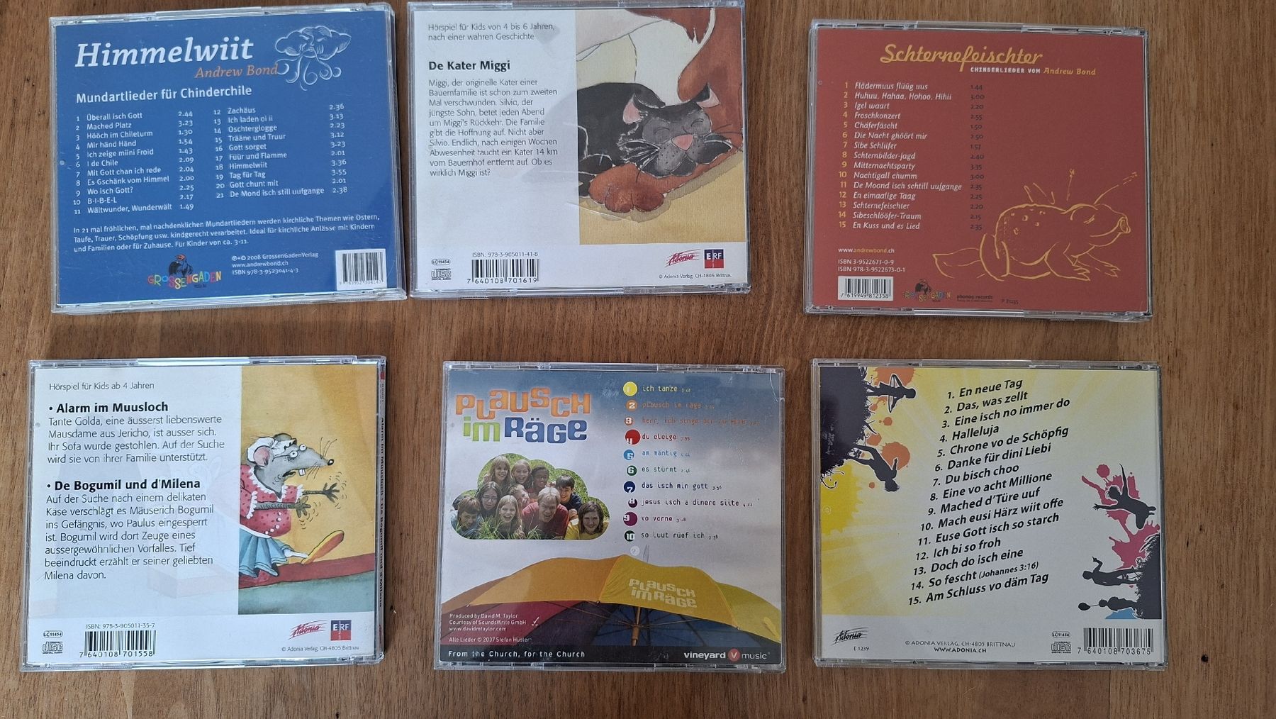 CD: 6 Kinder CDs – Usato da Zürich venduto da Olivenbaum33 1