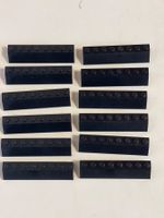 LEGO - 12 grosse schwarze Dach Steine