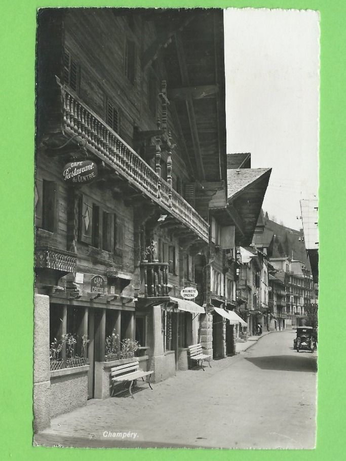 Cartoline postali: Champéry – Usato da Zürich venduto da t24_de