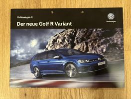 VW Golf R Variant Prospekt Juni 2016 - Top Zustand!