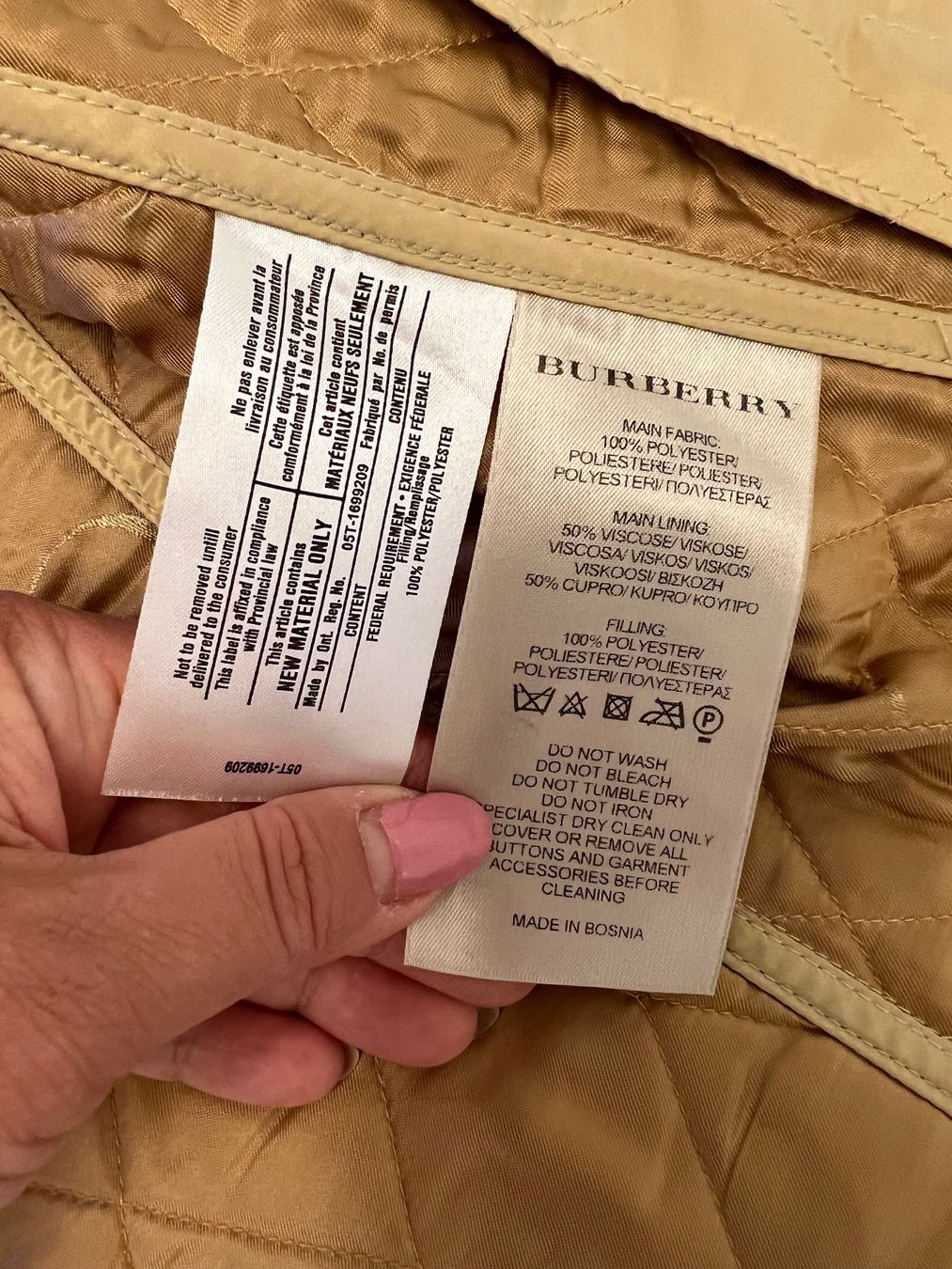Burberry Giacche: BURBERRY STEPPJACKE – Usato da Steinhausen venduto da Mimirose114 7