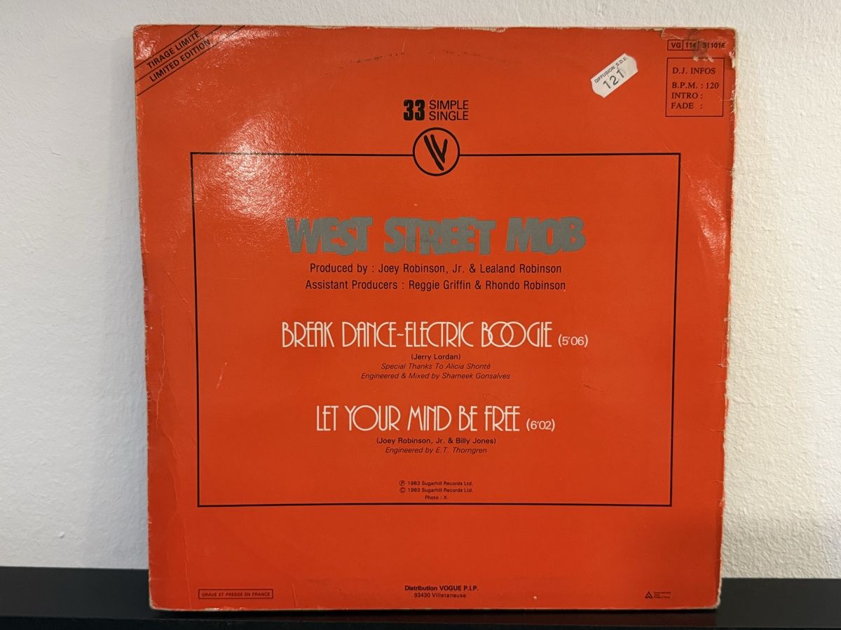 Schallplatten: West Street Mob - Break Dance Boogie OG FR – Gebraucht aus Delémont von Studio_du_soleil 1