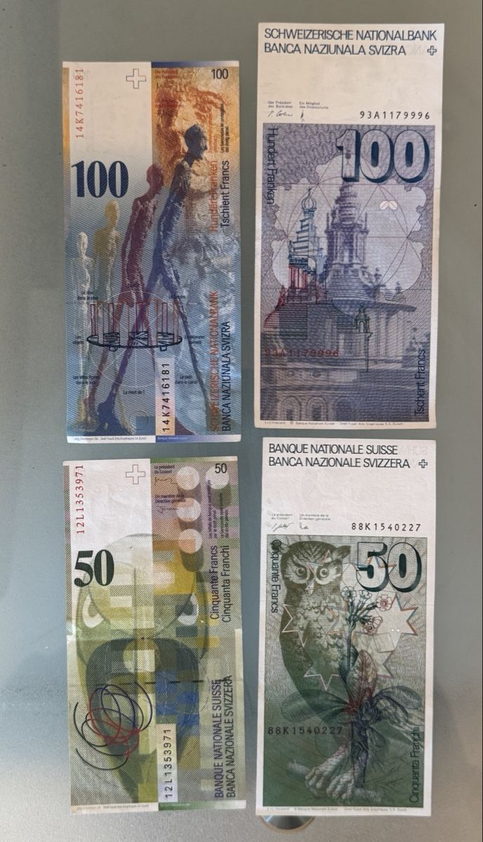 Banconote: CH 100 / 50 Franken Noten Sammlung Konvolut – Nuovo (secondo la descrizione) da Zürich venduto da Leonardahmetaj_