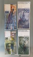 CH 100 / 50 Franken Noten Sammlung Konvolut