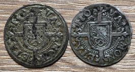 Zwei Zürcher Batzen 1639 – Kantonsmünzen Zürich
