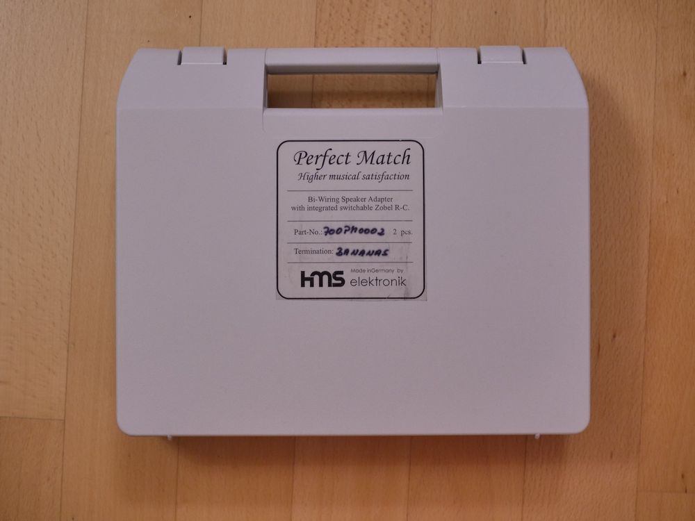 HMS PERFECT MATCH BI-WIRING ADAPTER UND ZOBELGLIED PAAR (Gebraucht) in ...