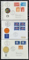 Schweiz 1960–1961 – 3 Ballonpost-Belege – Sonderflüge