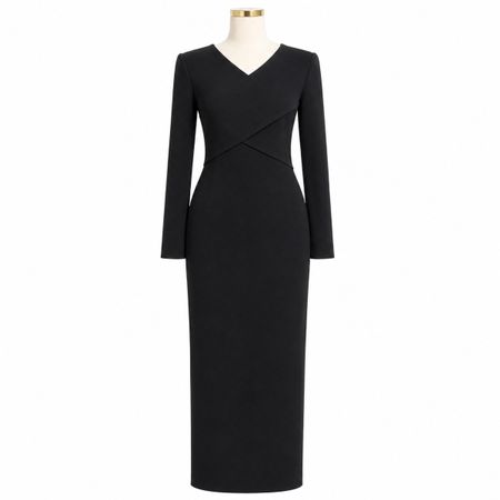 Massimo Dutti Schwarzes Kleid