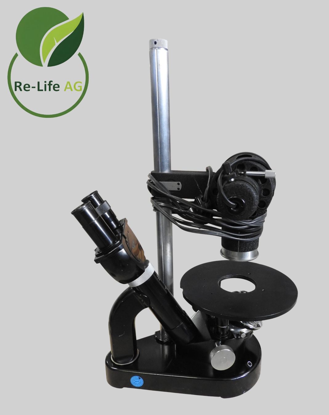 Leitz Mikroskopie: Leitz Wetzlar Vintage Inverted Optical Microscope – Gebraucht aus Reinach BL von Re-LifeAG_Labor 2