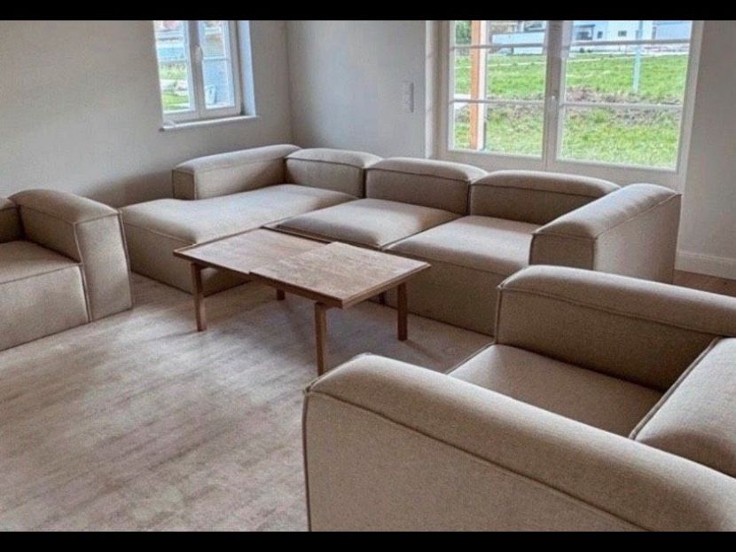 Westwing Divani: Westwing Lennon Sofa Leinen beige – Nuovo (secondo la descrizione) da Rekingen AG venduto da LNPE-Elektro 4