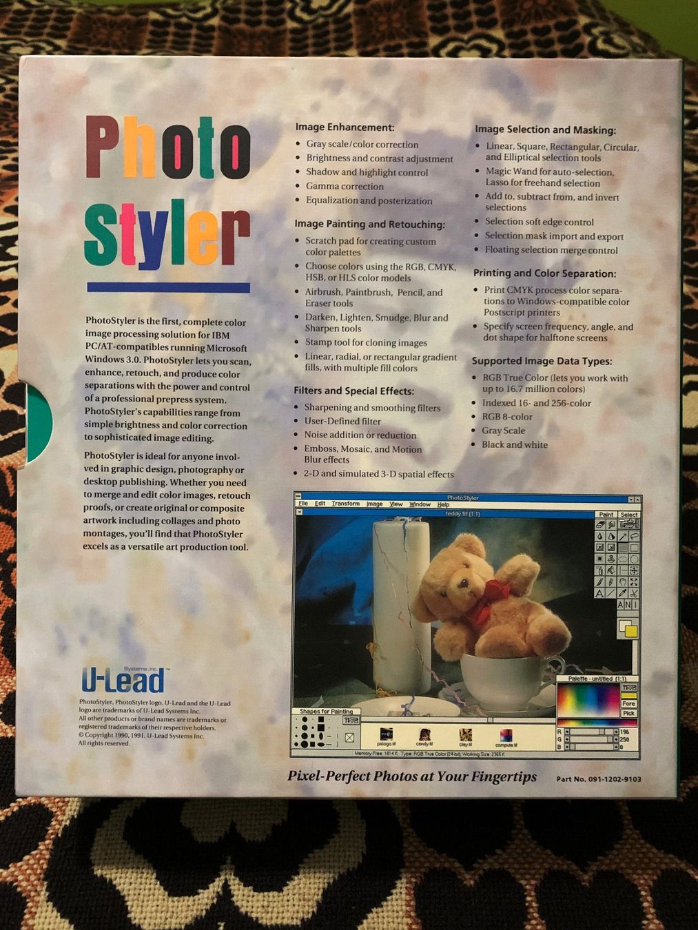Microsoft Software: ULead PhotoStyler Vers. 1.1a  Original – Usato da Bern venduto da Slante 1