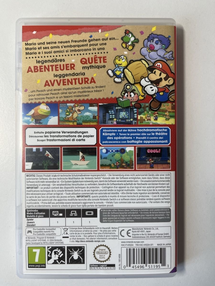 Nintendo Jeux: PAPER MARIO: Die Legende vom Äonentor – D'occasion à Winterthur par Ilen 1