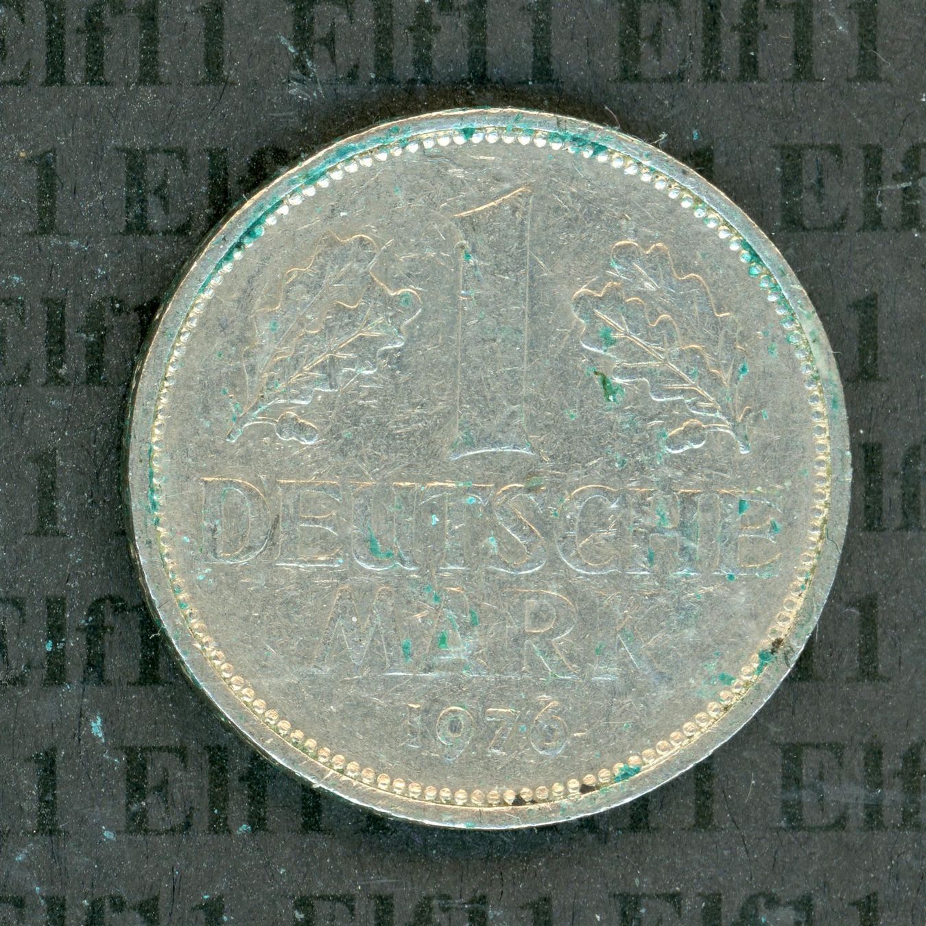 Tutti le monete: DEM___1.00 1976F -vz 1 Deutsche Mark – Usato da Widnau venduto da Elf11