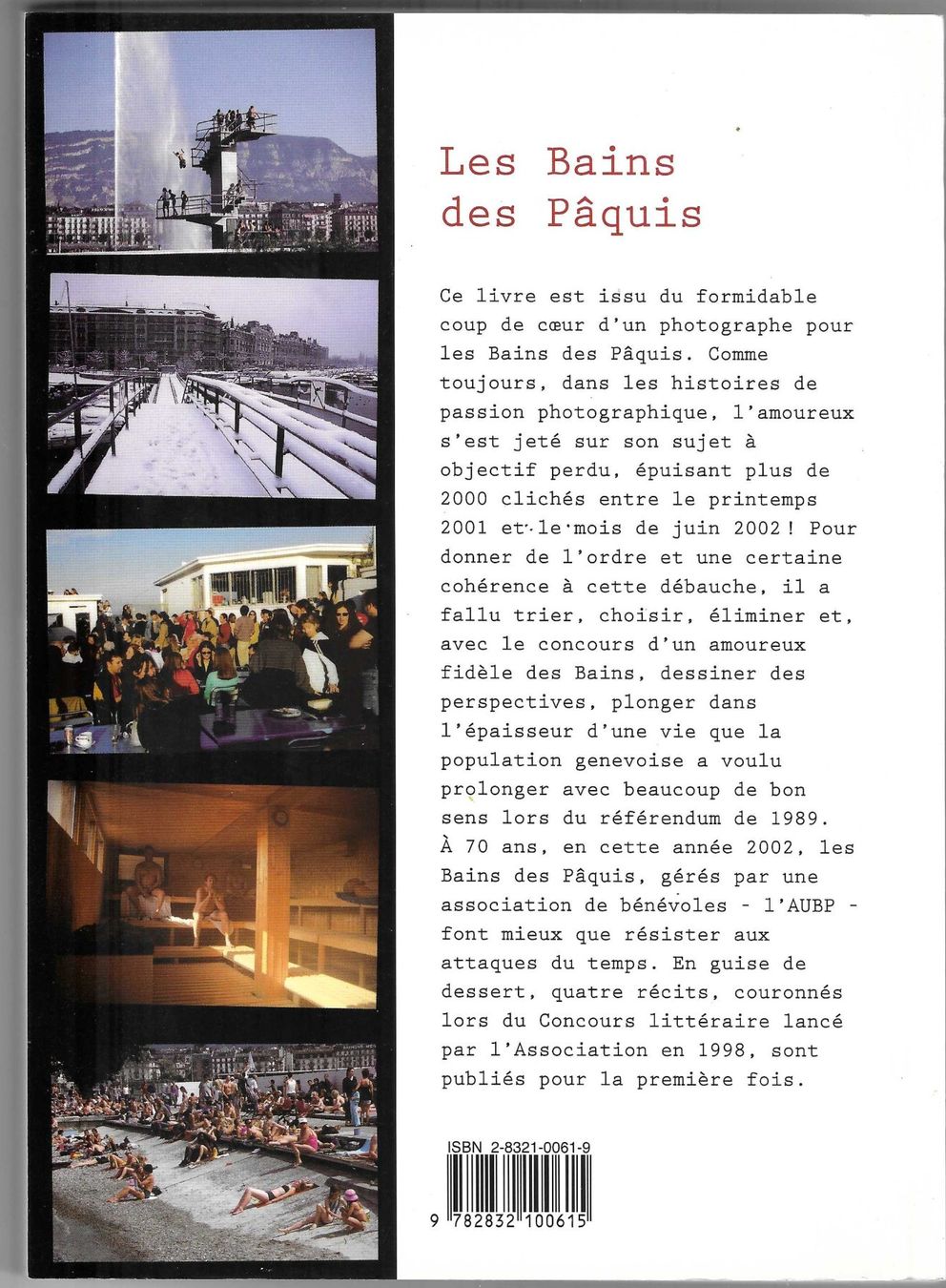 Libri: LES BAINS DES PÂQUIS – Usato da Bex venduto da Giorgiob 1