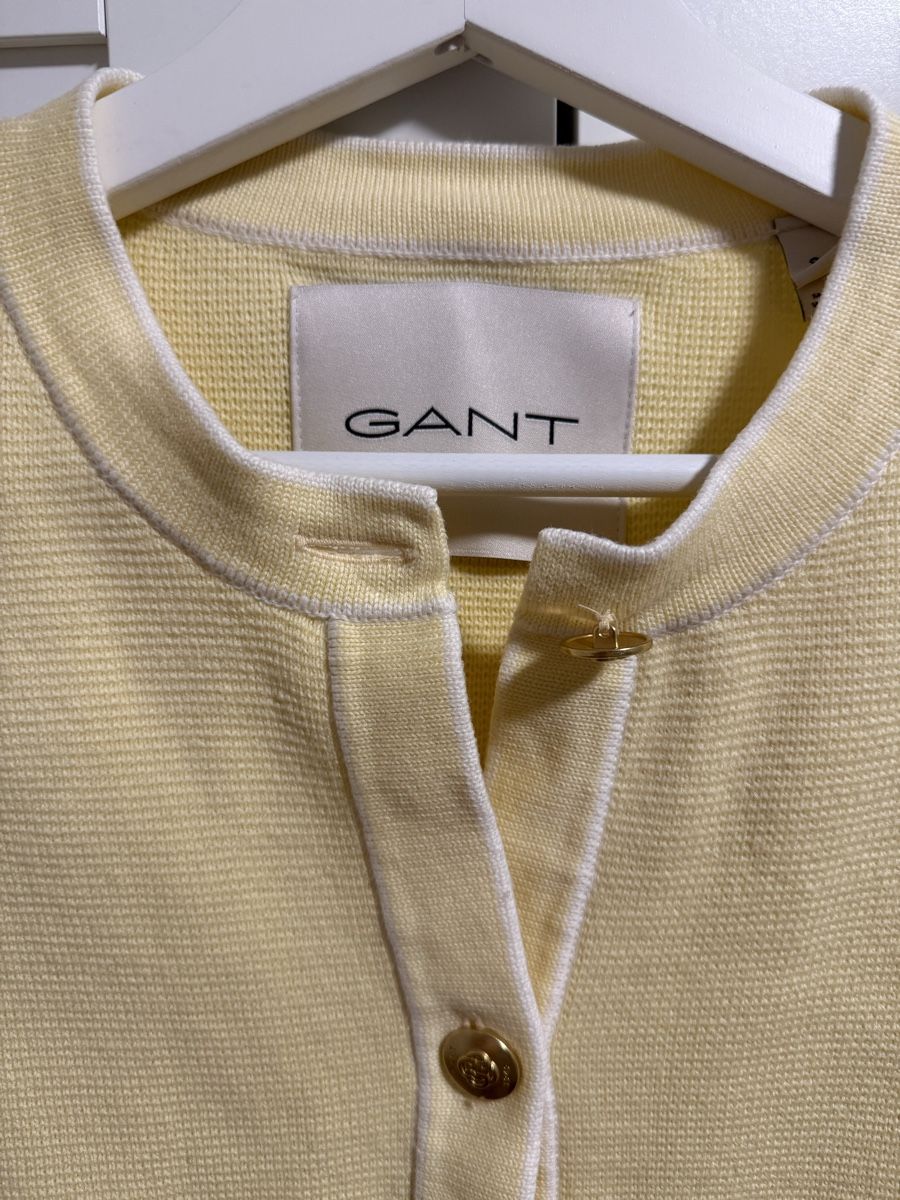 Gant Giacche: GANT Strickjacke Grösse S Gelb 100% Baumwolle – Usato da Uitikon Waldegg venduto da ZH81 4