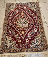 Schöne handgeknüpfter pers. Teppich -Nain Grösse 128x90cm