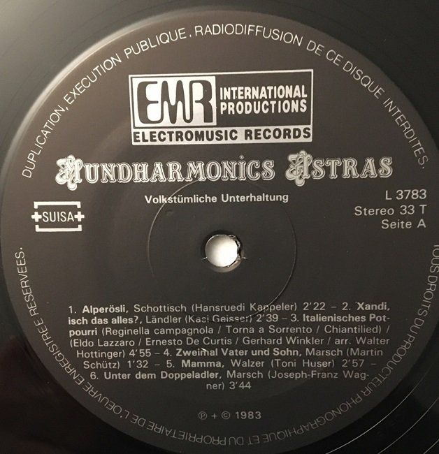 Schallplatten: Mundharmonics Astras (LP) – Gebraucht aus Grüningen von azulmarron 2