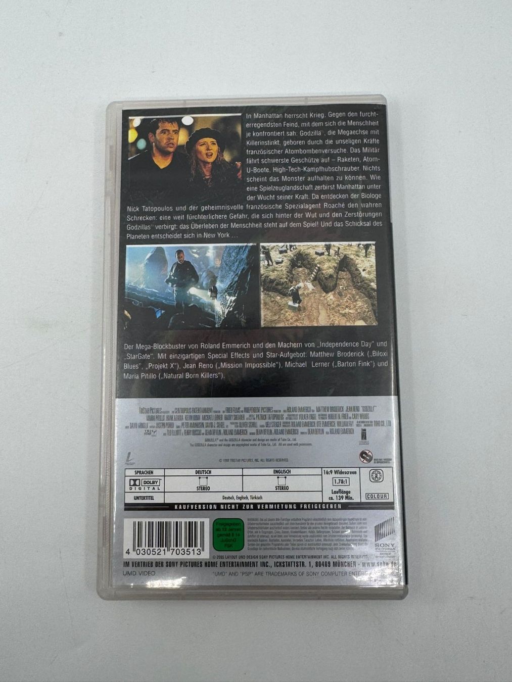 Tutti i DVDs: Godzilla (UMD VIDEO PSP) – Usato da Herisau venduto da Seyashop1 2