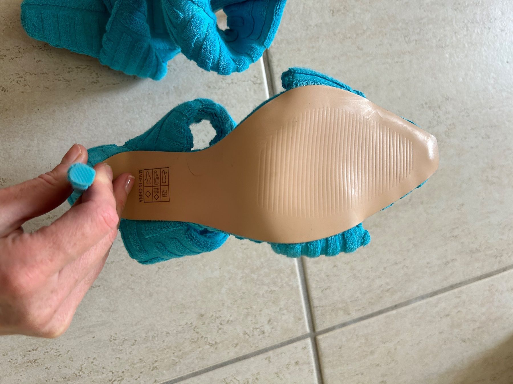 Damenschuhe: Blaue Schuhe High Heels – Gebraucht aus Saland von ele_vc96 2