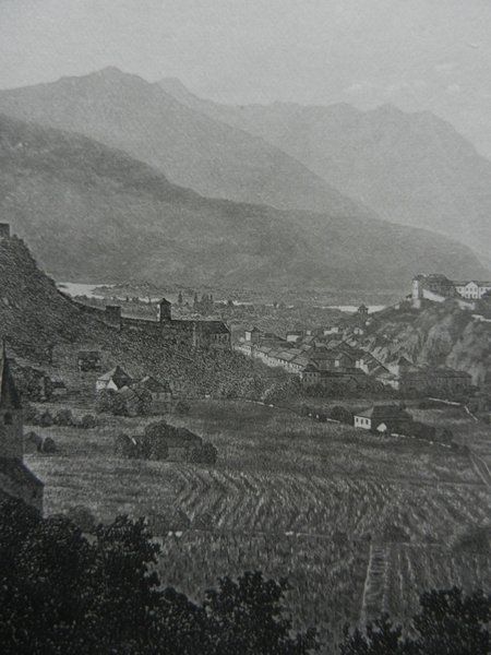 Incisioni: Bellinzona von Ringger – Usato da Risch venduto da Rischli15 4