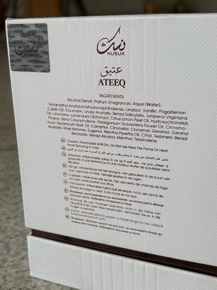 Profumi & Eau de Toilette: Parfum Ateeq 100ml – Usato da Thalwil venduto da Raffaele1 4