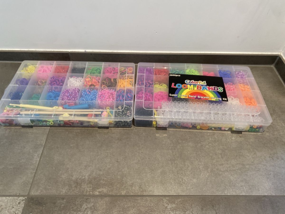 Kit bricolage: Loom Bands Doppel Making Kit – Usato da Engelburg venduto da Patmar