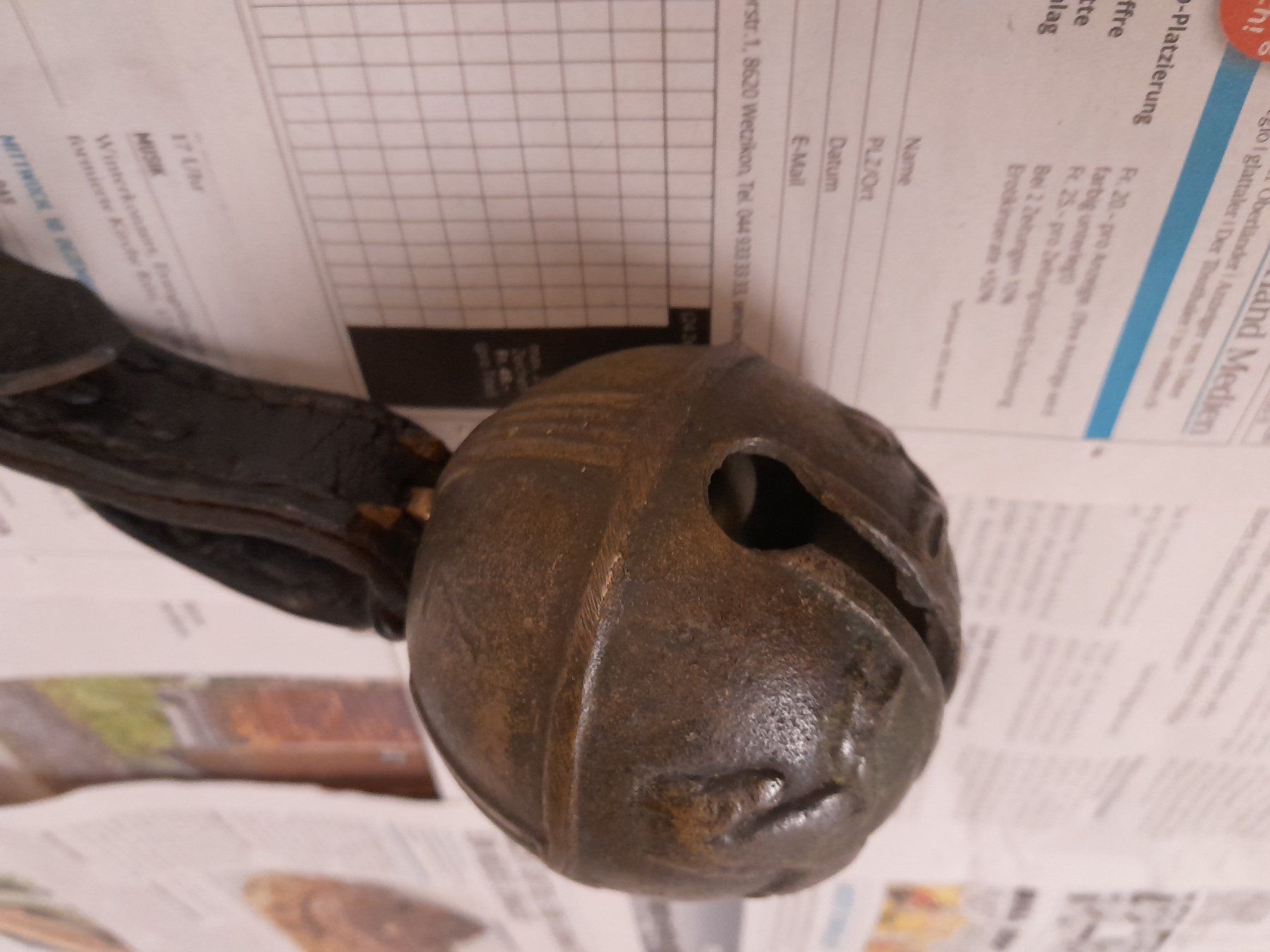 Campanacci mucche: Pferde Rolle Schelle ca.50-55mm – Usato da Rüti ZH venduto da Alemanni 1