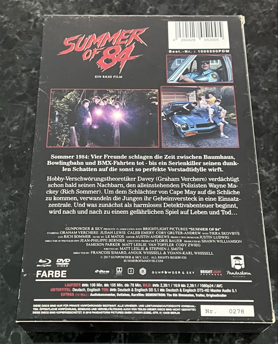 Tutti i DVDs: Summer of 84 VHS Edition – Nuovo (secondo la descrizione) da Buckten venduto da Dominoluna 1