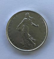 5 Francs 1963 Silber Frankreich