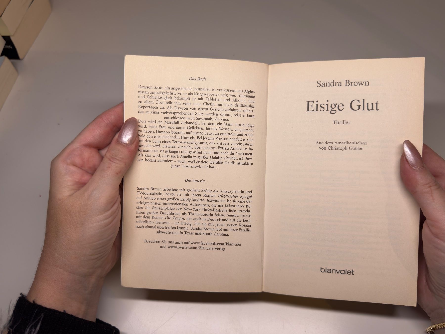Libri: ROMAN: Sandra Brown, Eisige Glut – Usato da Grosswangen venduto da Deutsche_Romane 2