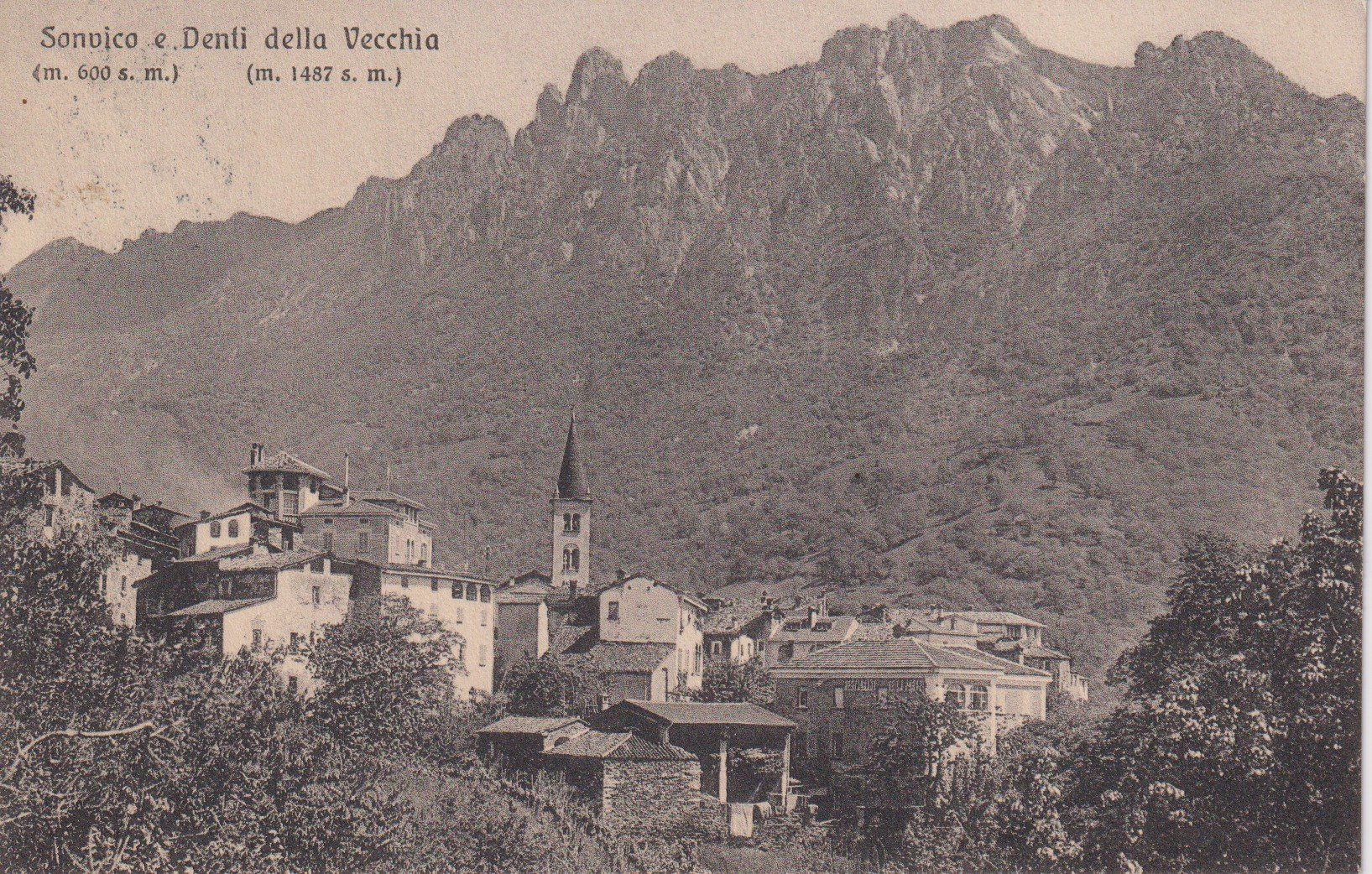 Cartoline postali: AK Sonvico e Denti della Vecchia 1915 – Usato da Riva San Vitale venduto da MAR-NAPO