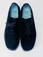 THIERRY RABOTIN Damen Schnürschuhe EU 39.5 Schwarz Wildleder