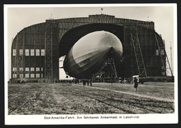 Fotografie Ansicht Lakehurst, LZ 127 Gra