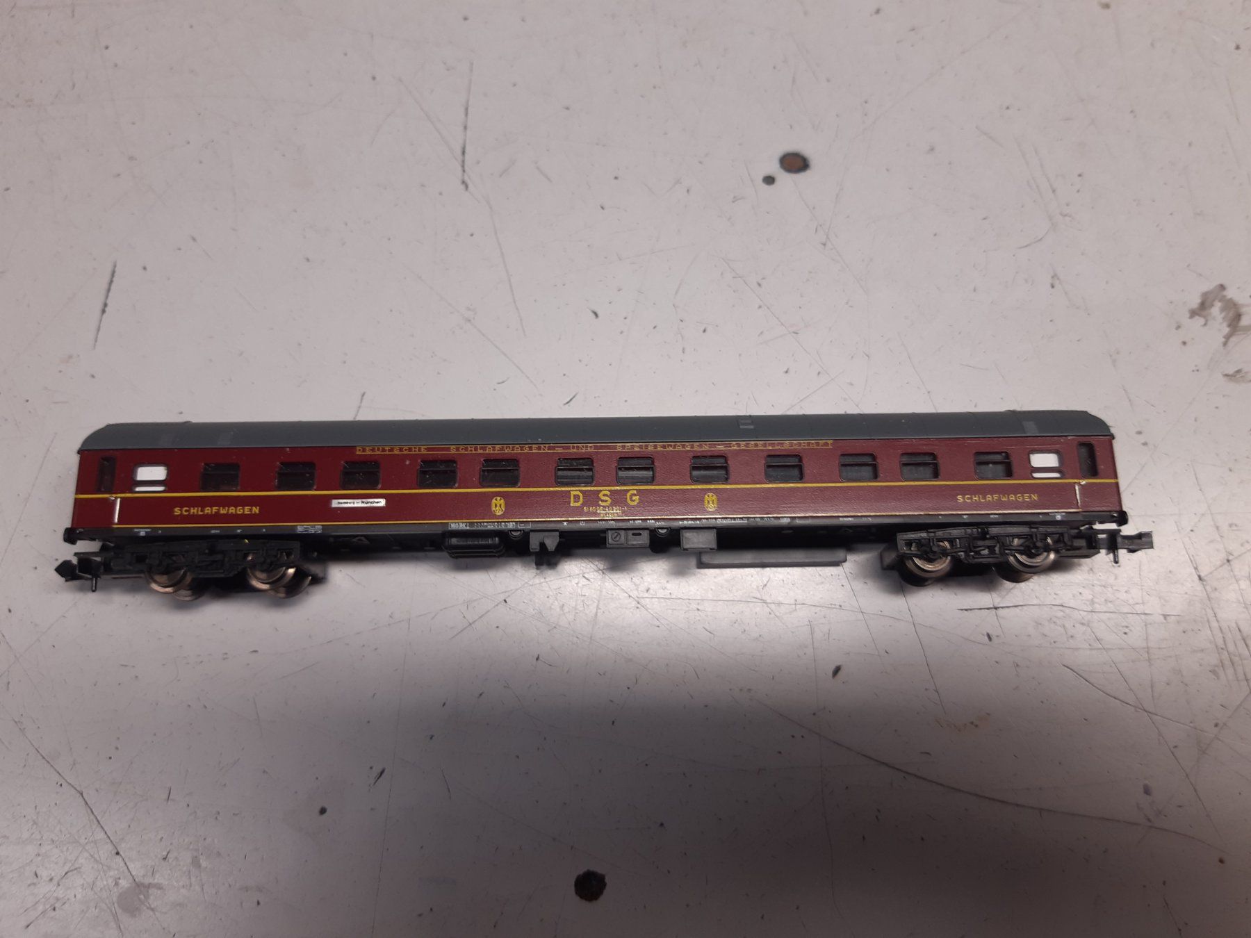 Trix Modellini di ferrovie: DSG Schlafwagen Spur N, Trix – Usato da Mitlödi venduto da blackgnat79 2