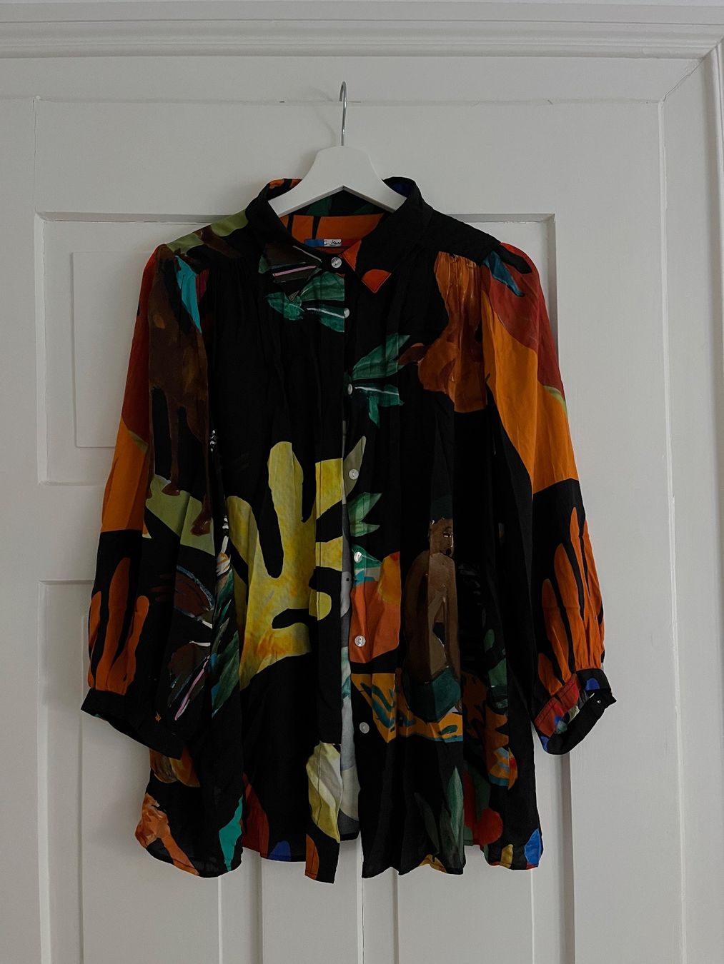 Camicette: G.Kero Paris Bluse Gr. M – Statement Print – Usato da Zürich venduto da bretxo