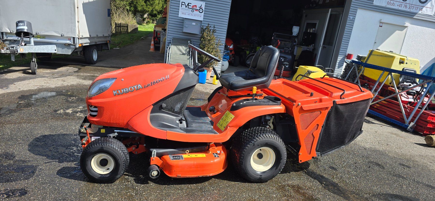 Kubota Tagliaerba: Rasentraktor Kubota GR1600 ll – Usato da Rain venduto da Fafan069 5