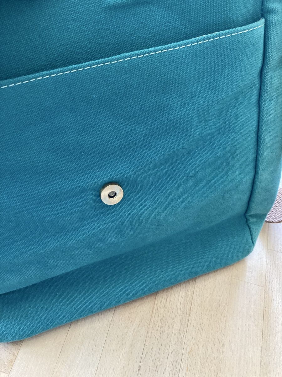 Borse da donna: Umhängetasche Canvas /Leder türkis – Usato da Schaffhausen venduto da christamawe 5
