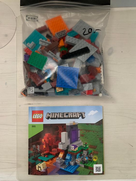 Lego Minecraft Das zerstörte Portal su | Comprare Ricardo
