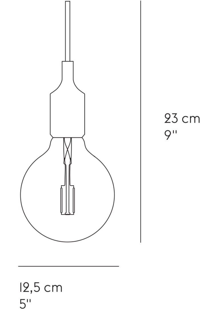 Muuto Kronleuchter & Deckenlampen: Suspension Muuto E27 Red – Gebraucht aus rolle von Tontonjulot 8