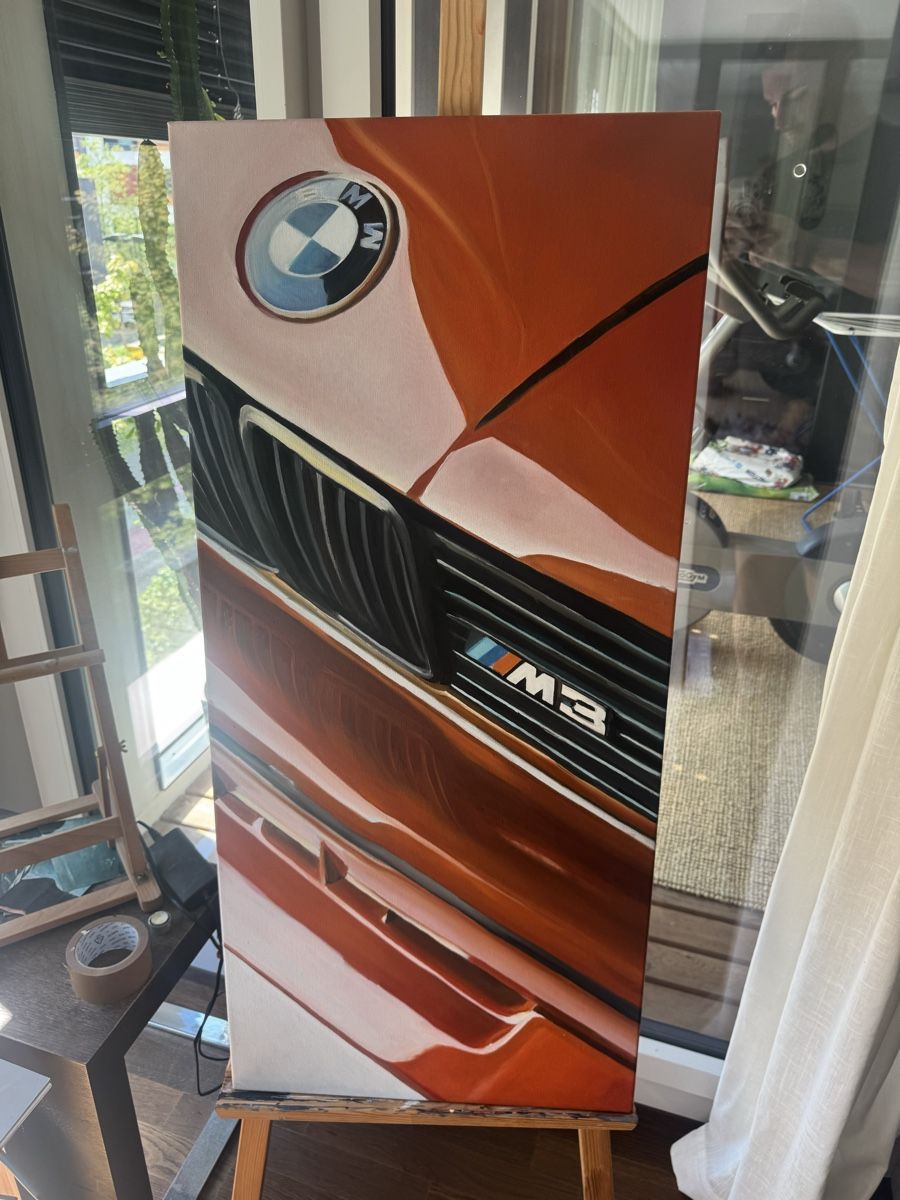 Dipinti: BMW M3 E30 Ölgemälde 50x110cm – Nuovo (secondo la descrizione) da Glattpark(Opfikon) venduto da ale_mg8x 3