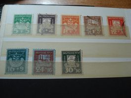 Deutschland 1946, Satz o, Stadt Lübenau, Wiederaufbau, gezäh